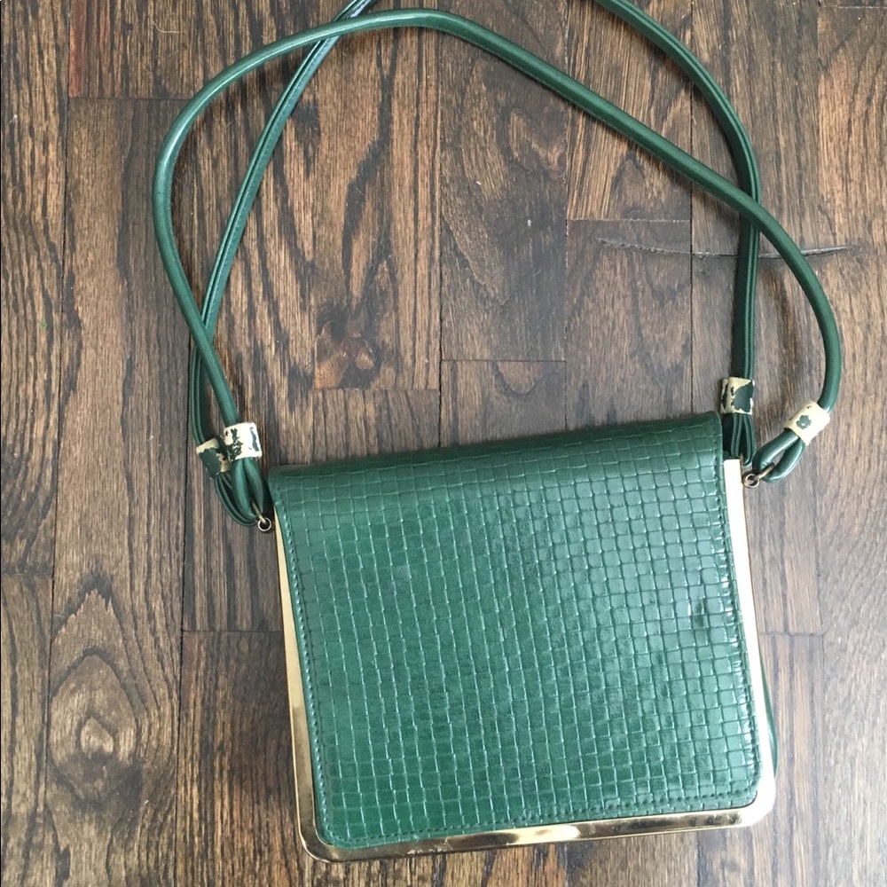Vintage Forest Green handbag